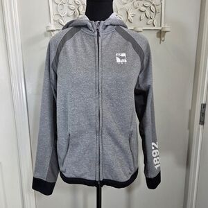 ⭐️Abercromie & Fitch Kids Grey Zip Hoodie Size 15/16